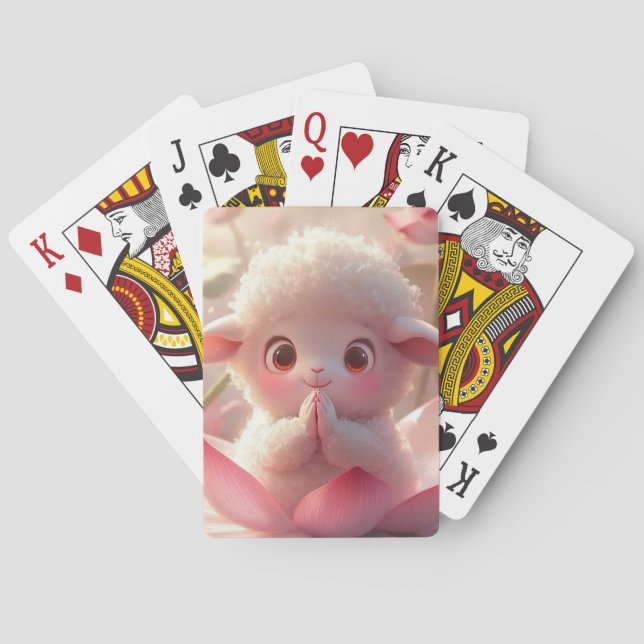 Lotus Lamb: Essenz der Unschuld Spielkarten (Rückseite)
