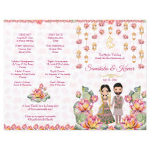 Lotus lanterns Indian Hochzeitsrituals Programm