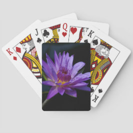Lotus lila Wasserlilie Kartenspielen Spielkarten