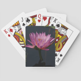 Lotus lila Wasserlilie Kartenspielen Spielkarten