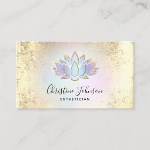 Lotus-Logo Visitenkarte