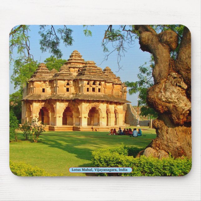 Lotus Mahal, Vijayanagara, Indien Mousepad (Vorne)