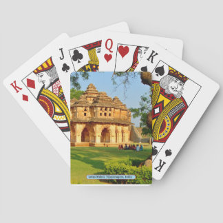 Lotus Mahal, Vijayanagara, Indien Spielkarten