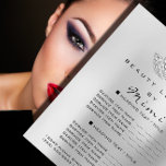 Lotus Makeup Artist Beauty Salon Lashes Flyer Grau<br><div class="desc">FlorenzK Luxus Schönheitssalon Sammlung</div>