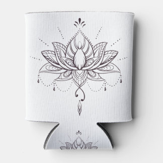 Lotus mandala kaleidoscope dosenkühler