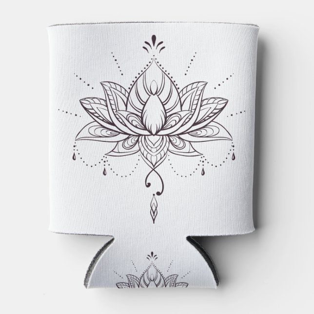 Lotus mandala kaleidoscope dosenkühler (Vorderseite)