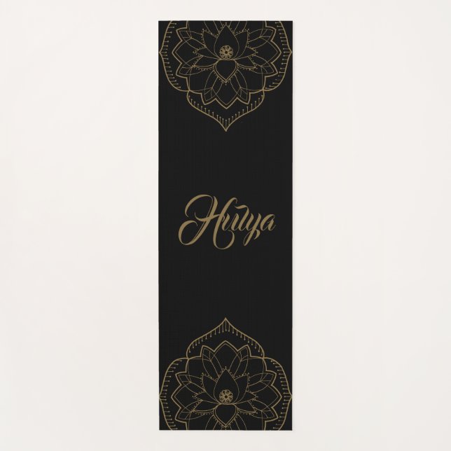 Lotus Mandala Yoga Mat Yogamatte (Vorderseite)