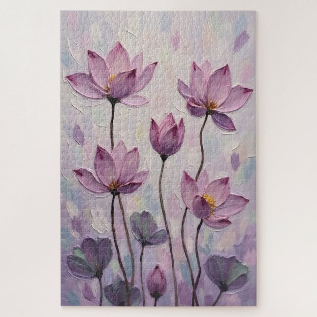 Lotus – Oil Painting (Vertikal)