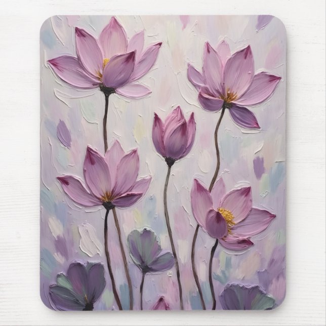 Lotus – Oil Painting Mousepad (Vorne)