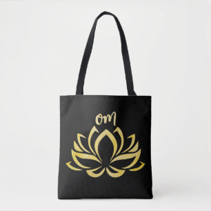 Lotus Om Gold Tasche