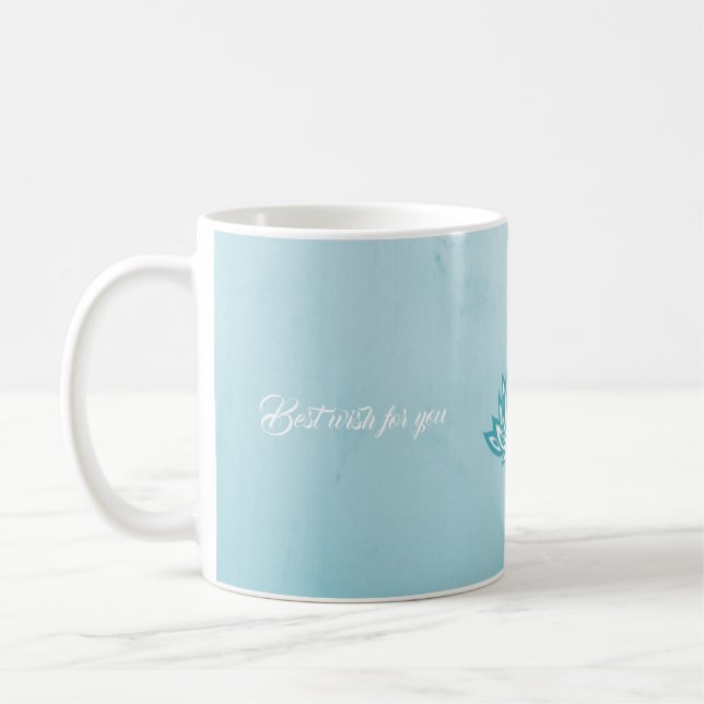 Lotus Personalisiert Quotes Kaffeetasse (Links)