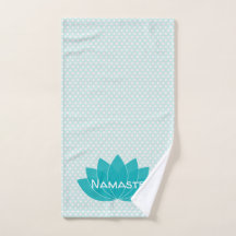 Lotus Polka Dot Yoga Handtuch