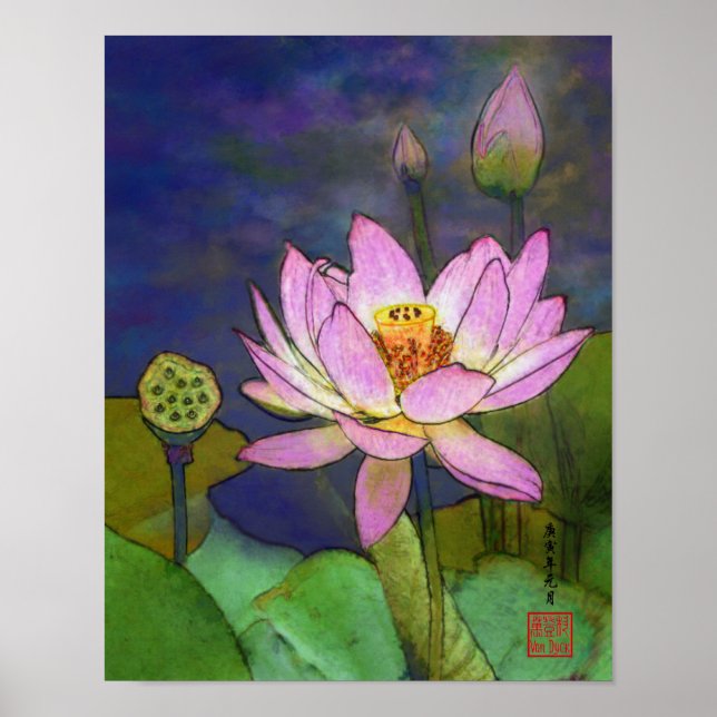 ‚lotus‘ poster (Vorne)