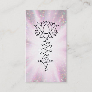 *~* Lotus Rainbow Sparkle Reiki Energy Healing Visitenkarte