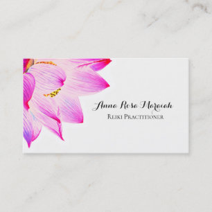 *~* Lotus Reiki Energie Heiler Licht gefüllt Yoga Visitenkarte