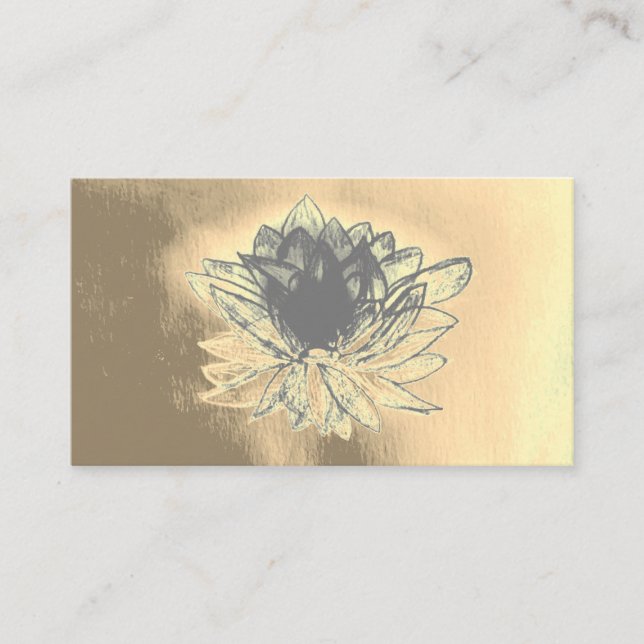 Lotus, Reiki, Spiritualité, Cartes de visite paste (Devant)