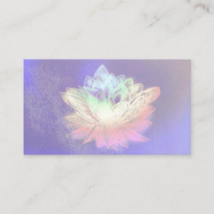 Lotus, Reiki, Spiritualité, Cartes de visite paste