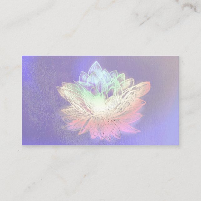 Lotus, Reiki, Spiritualité, Cartes de visite paste (Devant)