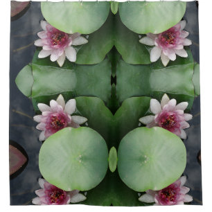 Lotus rose Fleur Photo Douche Rideau