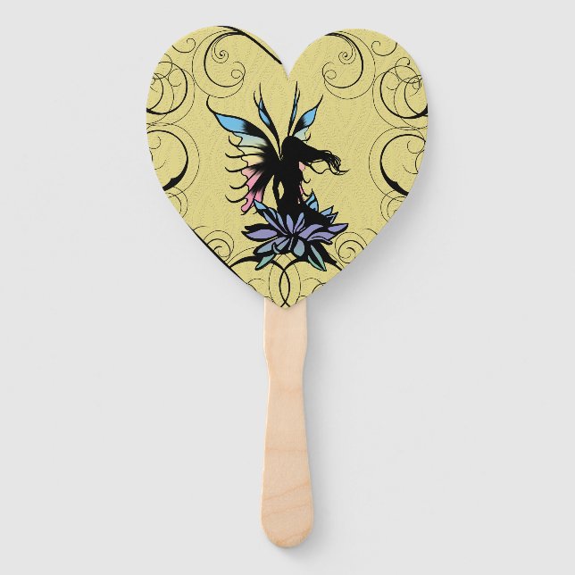 Lotus Shadow Fairy Fächer (Vorderseite)