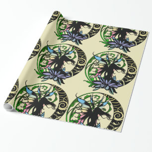 Lotus Shadow Fairy Geschenkpapier