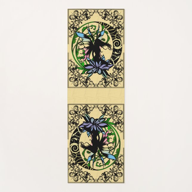 Lotus Shadow Fairy Yogamatte (Vorderseite)