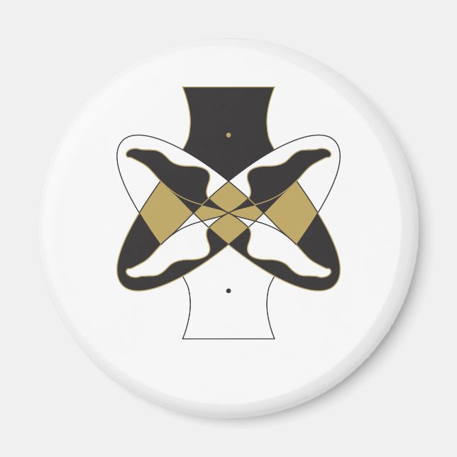 Lotus-Sitzplatz Magnet (Vorne)