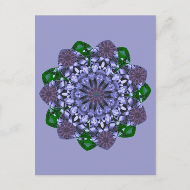 Lotus Star Postkarte (Vorderseite)