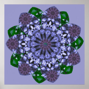 Lotus Star Print Poster