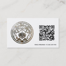 Lotus-Stillness | Silber-Mandala-Design