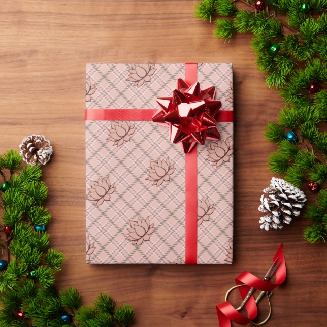 Lotus-Teich-Geschenkpapier Geschenkpapier (Feiertagsgeschenk)