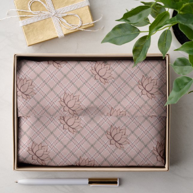 Lotus-Teich-Geschenkpapier Seidenpapier (Geschenk)