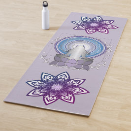 Lotus und Mandala Yogamatte