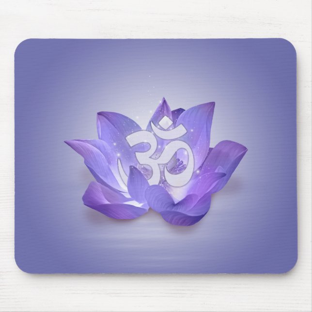 Lotus und OM-Symbol Mousepad (Vorne)
