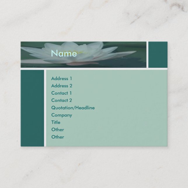 Lotus Visitenkarte (Vorderseite)