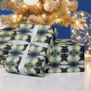 Lotus Water Lily Blume Abstrakt Personalisiert Geschenkpapier