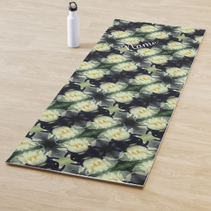 Lotus Water Lily Blume Abstrakt Personalisiert Yogamatte