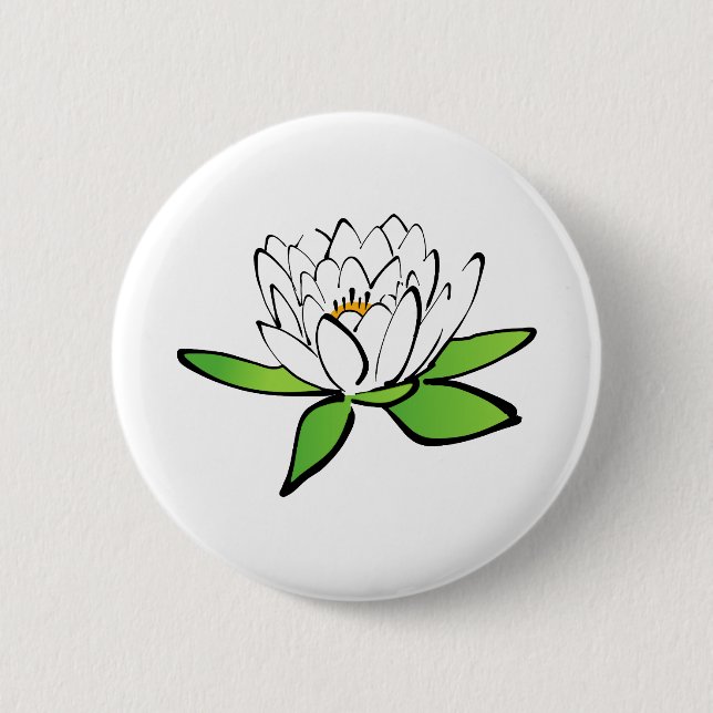 Lotus Water Lily Blume Bloom Blossom Button (Vorderseite)