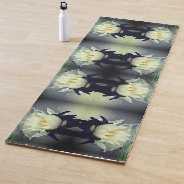 Lotus Water Livio Blume Abstrakte Art Yogamatte (Beispiel)