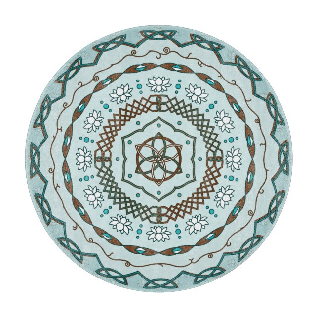 Lotus Weave Glass Cutting Board Schneidebrett (Vorderseite)