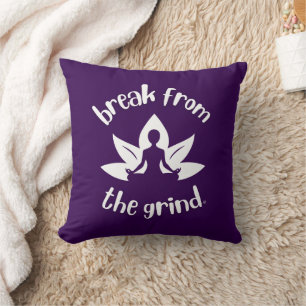 Lotus-Yoga (Weiß) Kissen