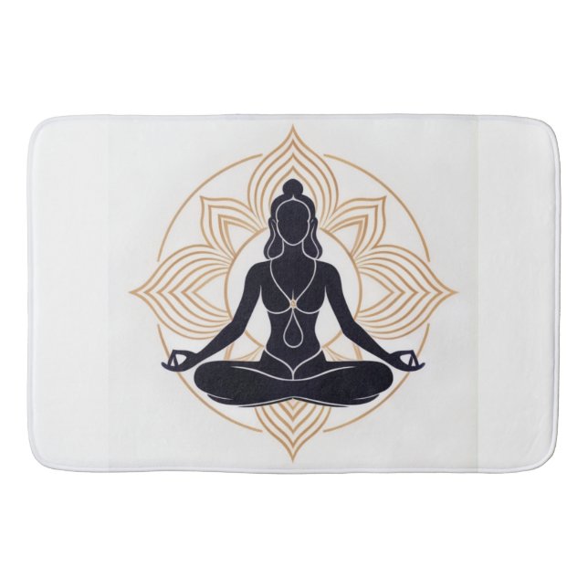 Lotus Zen Badematte (Vorderseite)