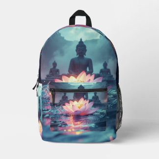 LOTUS - ZEN BUDDHISM BEDRUCKTER RUCKSACK