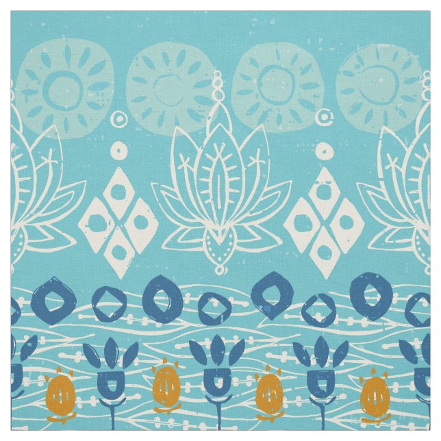 Lotusblume Stoff (Muster)