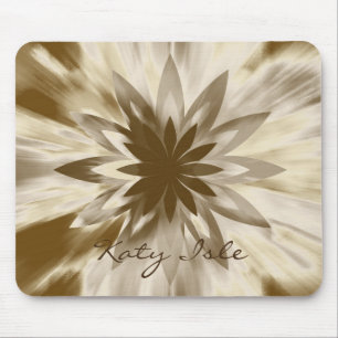 Lotusblumen-Aquarell Ethnische Malerei Anpassen Mousepad