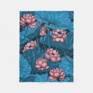 Lotusgarten Fleecedecke