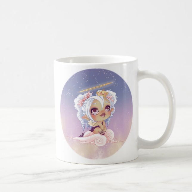 Lou Angel und Bird Kaffeetasse (Rechts)