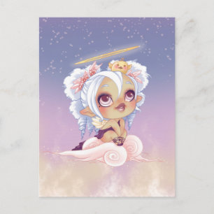 Lou Angel und Bird Postkarte