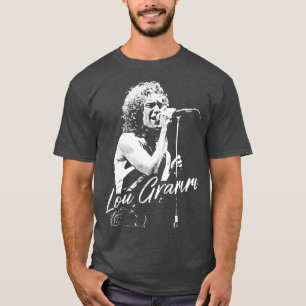 Lou Gramm Retro Fan Art Design T-Shirt