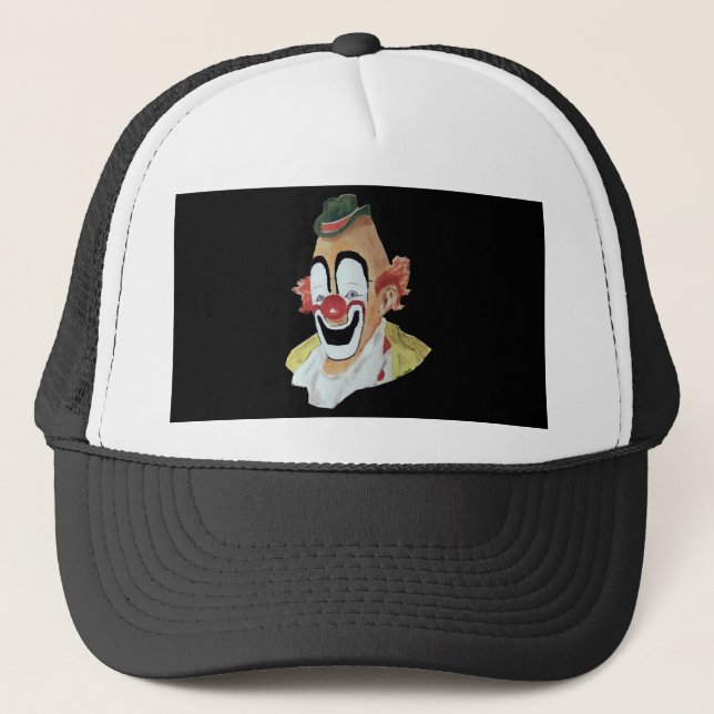 Lou Jacob Clown Hat Truckerkappe (Vorderseite)
